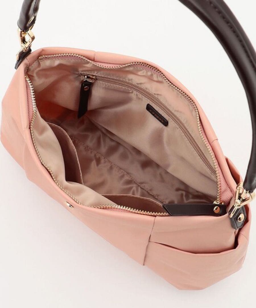 新品J.PRESS ジェイプレス撥水2way ショルダー バッグ ピンク系