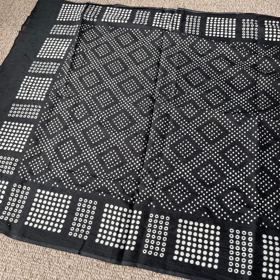 新品未使用　タグ付き RRL ドット柄 バンダナ ストール コットン ネイビー