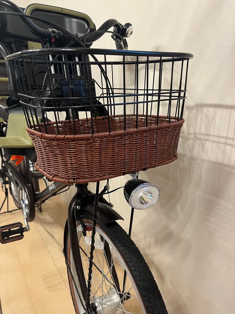 美品　子ども乗せ自転車　3人乗り　電動なし　6段変速ギア　引取限定