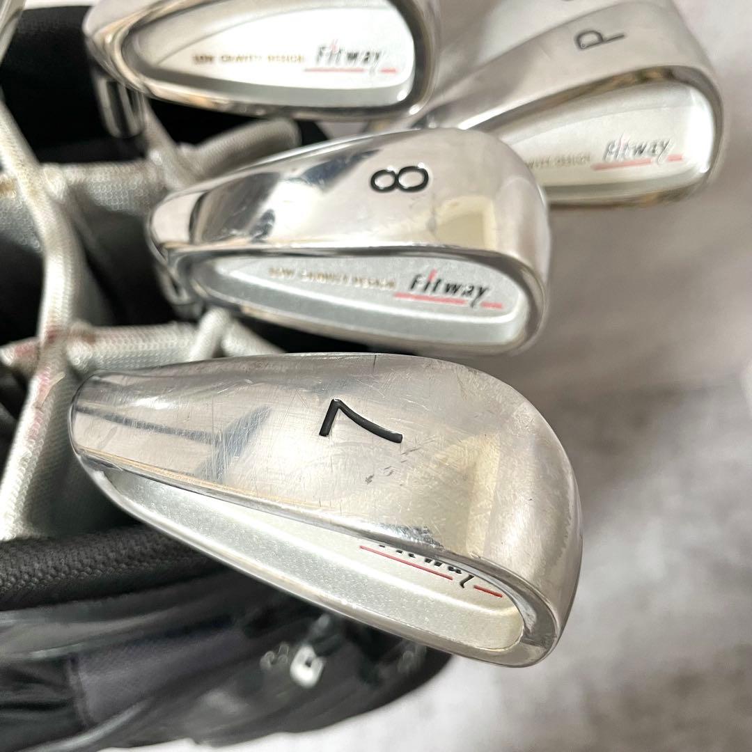 Fitway レフティ メンズ ゴルフクラブセット 10本　Rフレックス