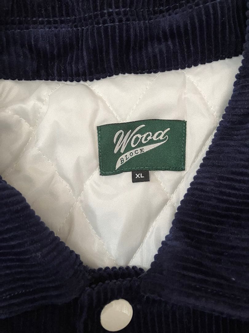 woodblock コーデュロイスタジャン XL the apartment