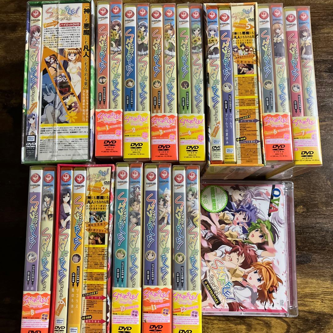 【新品未開封品】SHUFFLE!プロローグ＆全12巻＆OVA 収納BOX付