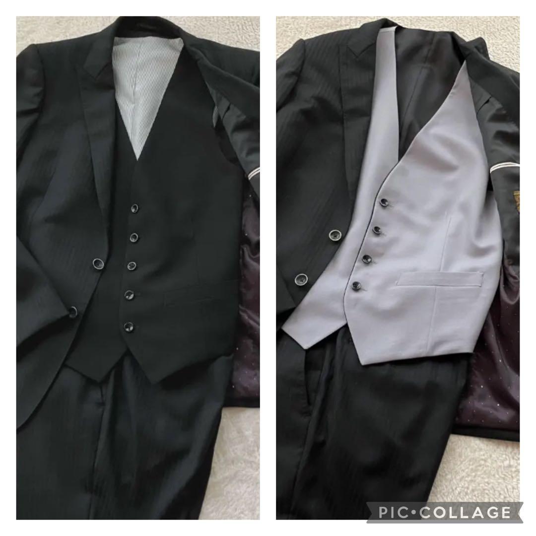 青山 MODA RITORNO モダリトルノ スリーピース スーツ A6 L