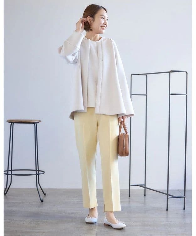 【年末セール】UNFILO L ウォッシャブル ダブルフェイス ショートコート