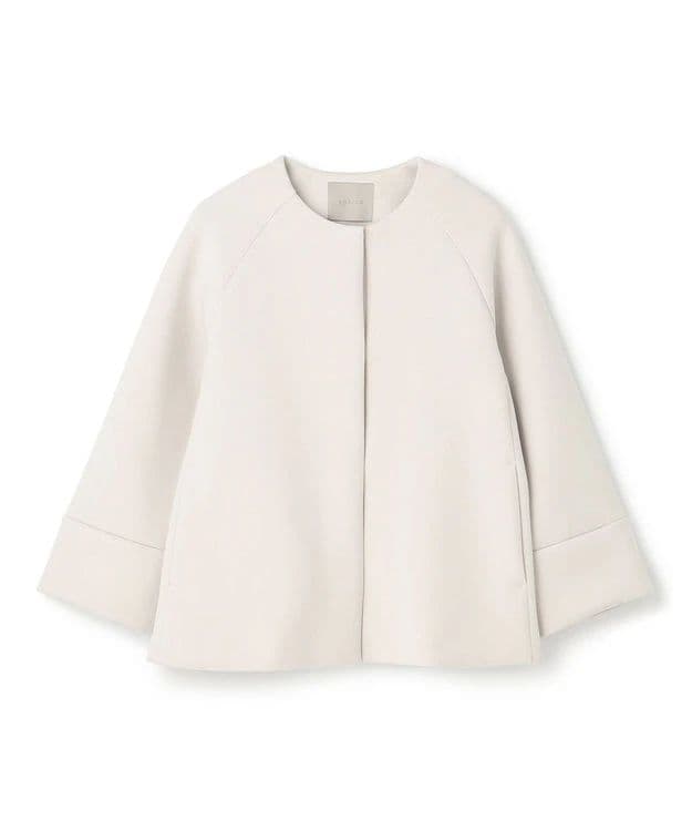 【年末セール】UNFILO L ウォッシャブル ダブルフェイス ショートコート