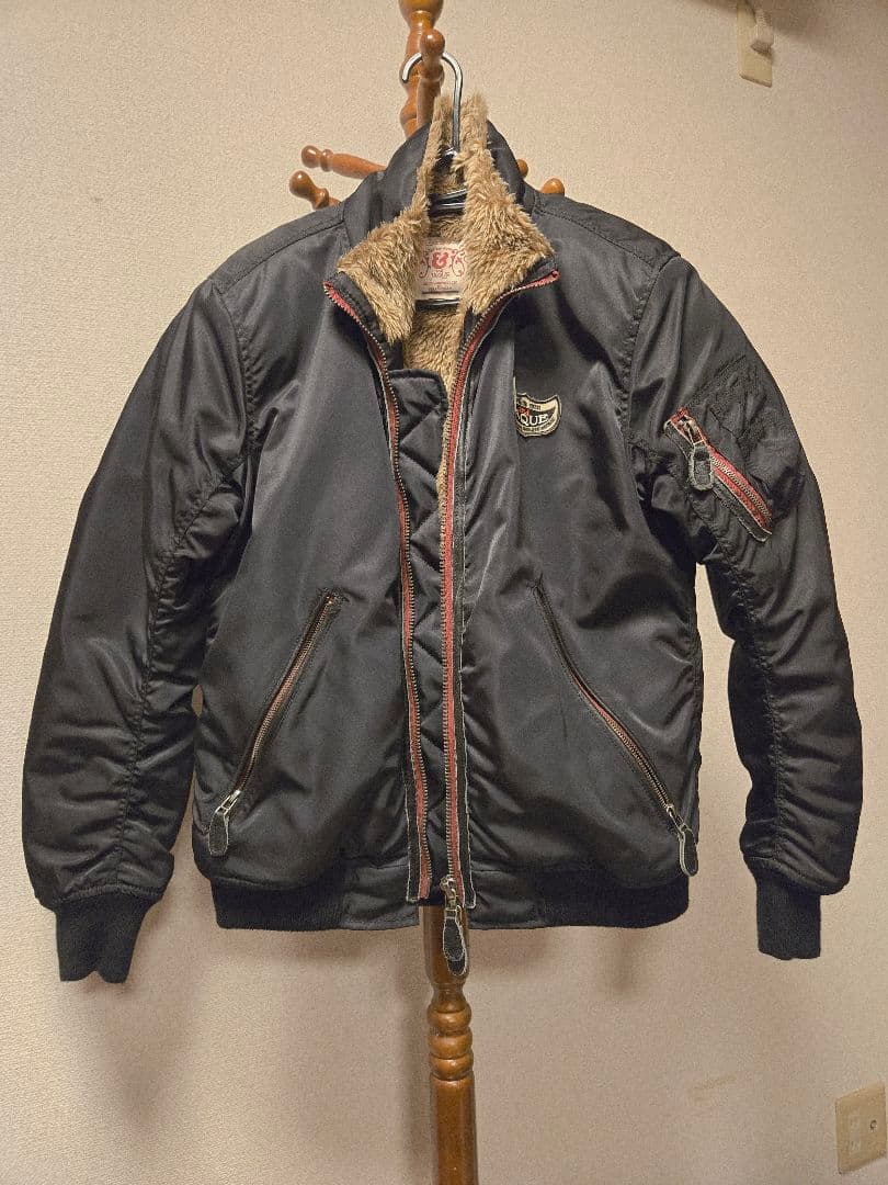 YELLOW CORN & JAQUE ブラックジャケット Lサイズ