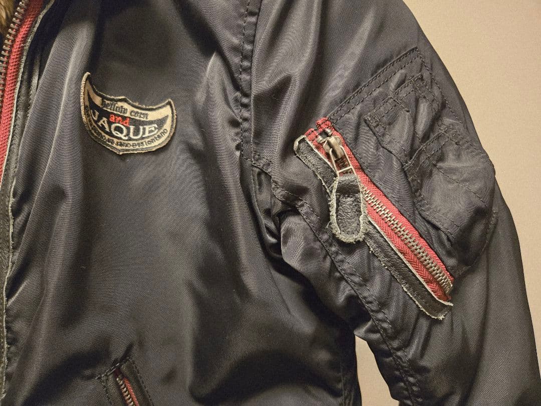 YELLOW CORN & JAQUE ブラックジャケット Lサイズ