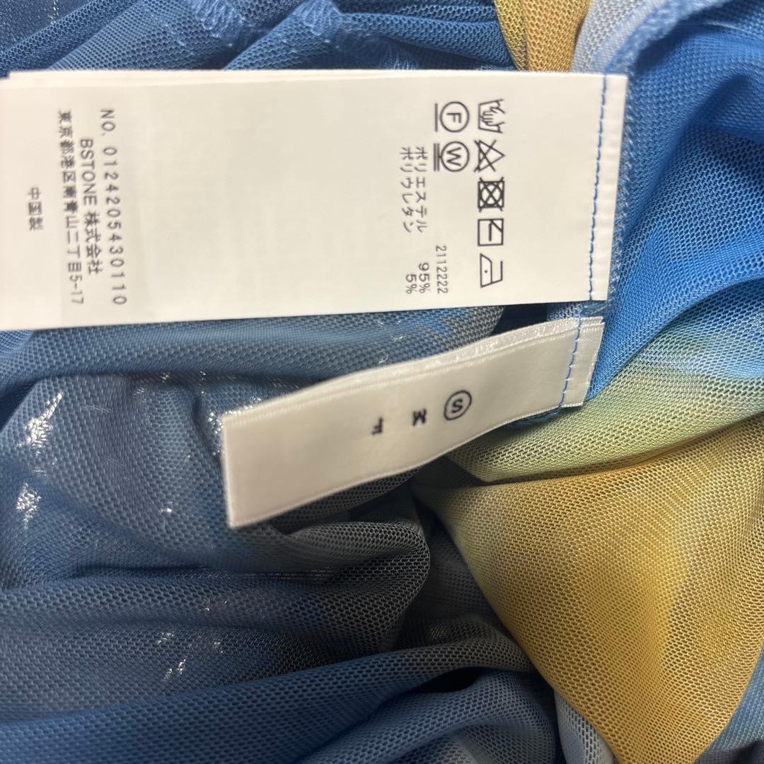 ワンピース Ameri ELIZABETH STAINEDGLASS SHEERDRESS