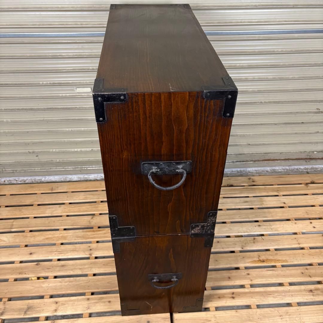 【送料込】時代箪笥　和箪笥　アンティーク家具　和家具　古道具　レトロ