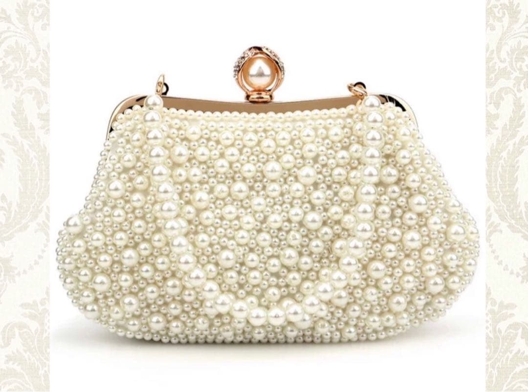 和装 洋装 パール ハンドバッグ ショルダーバッグ 浴衣 着物 振袖 スーツ