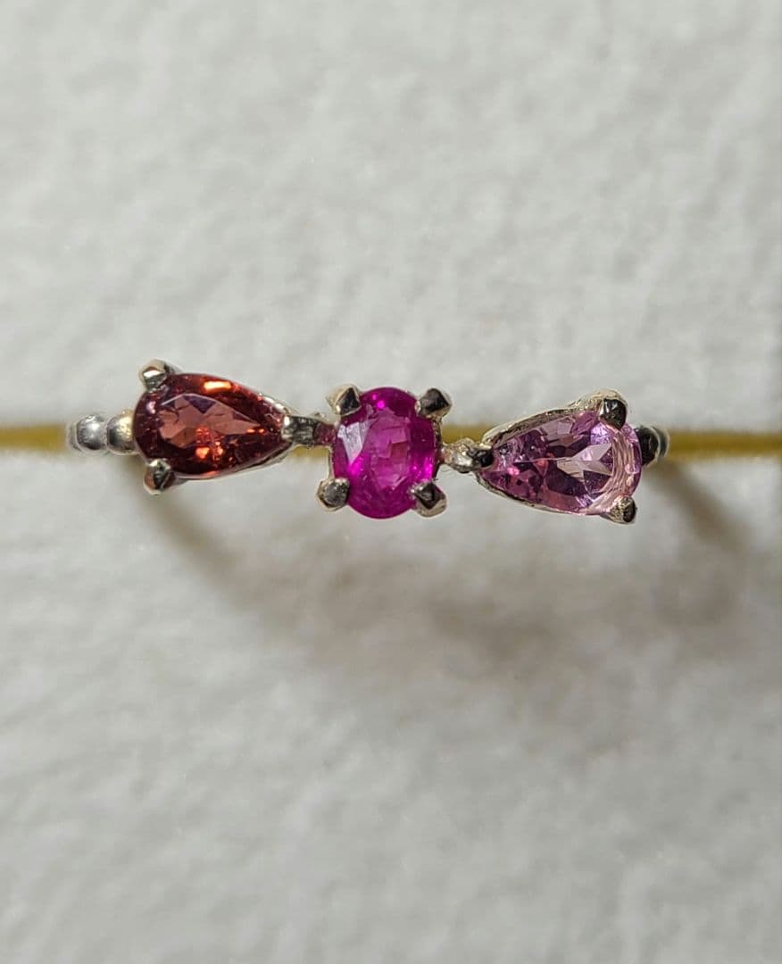 ユリィ可愛いピンク★スリランカ産スピネル★リング、ペンダントオーダー受付中