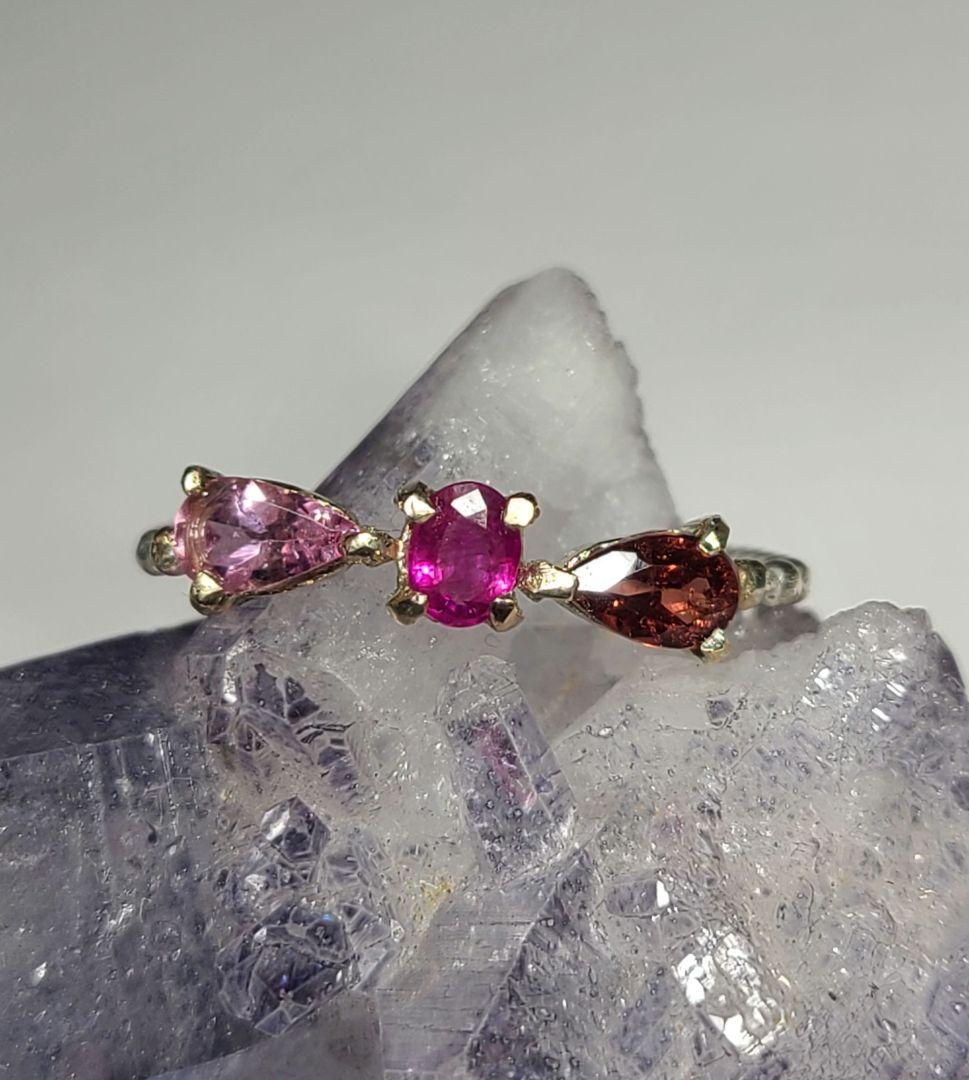 ユリィ可愛いピンク★スリランカ産スピネル★リング、ペンダントオーダー受付中