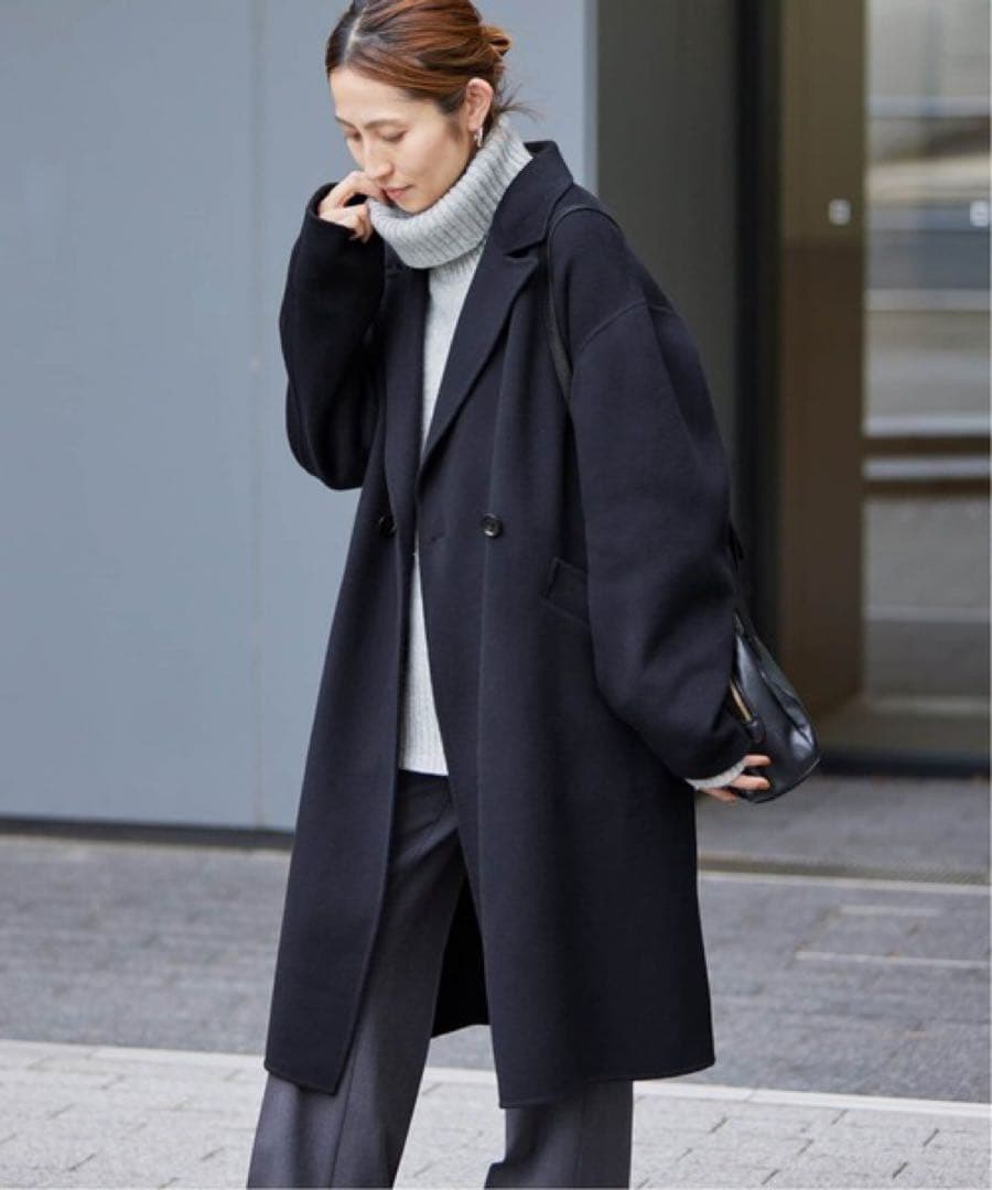 FRAMeWORK SUPER160’sダブルブレストコート　38