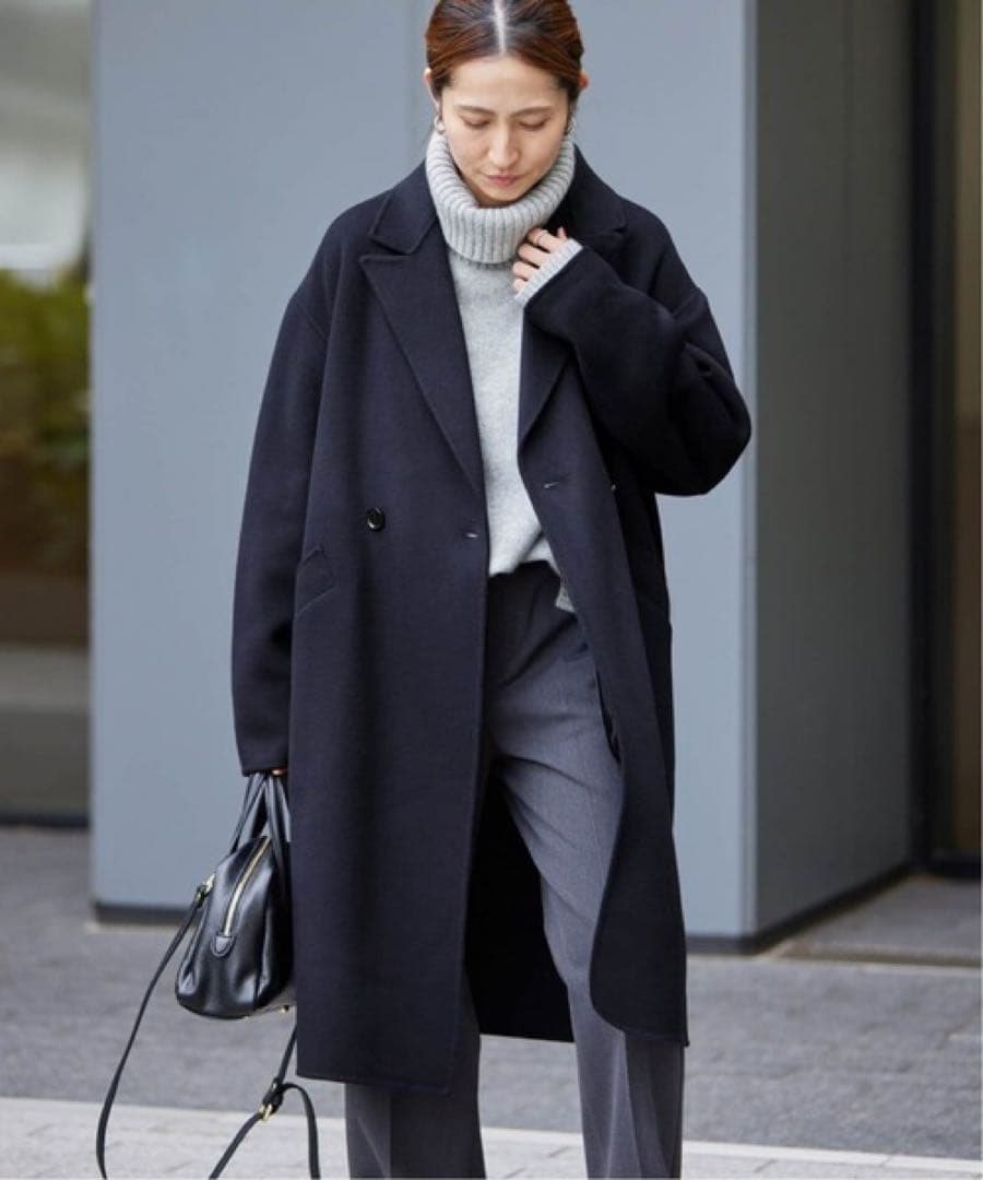 FRAMeWORK SUPER160’sダブルブレストコート　38