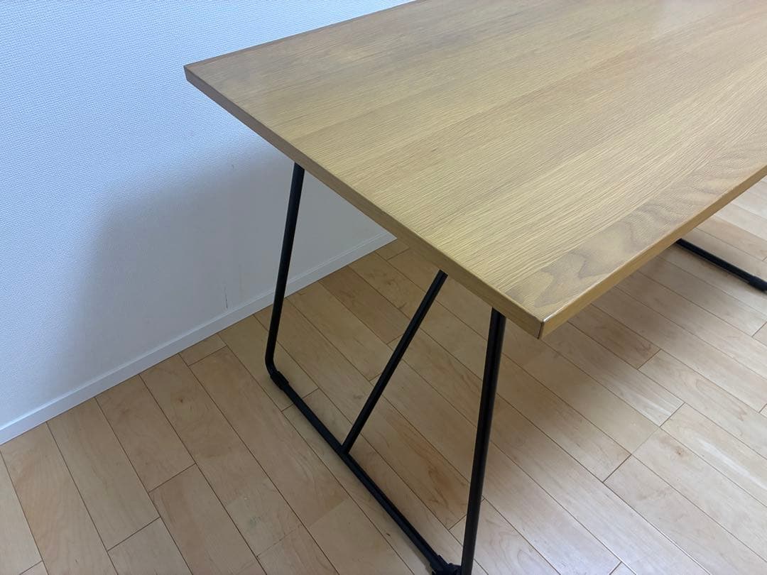 無印良品 折りたたみテーブル 幅120cm オーク材