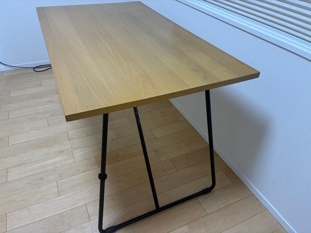 無印良品 折りたたみテーブル 幅120cm オーク材