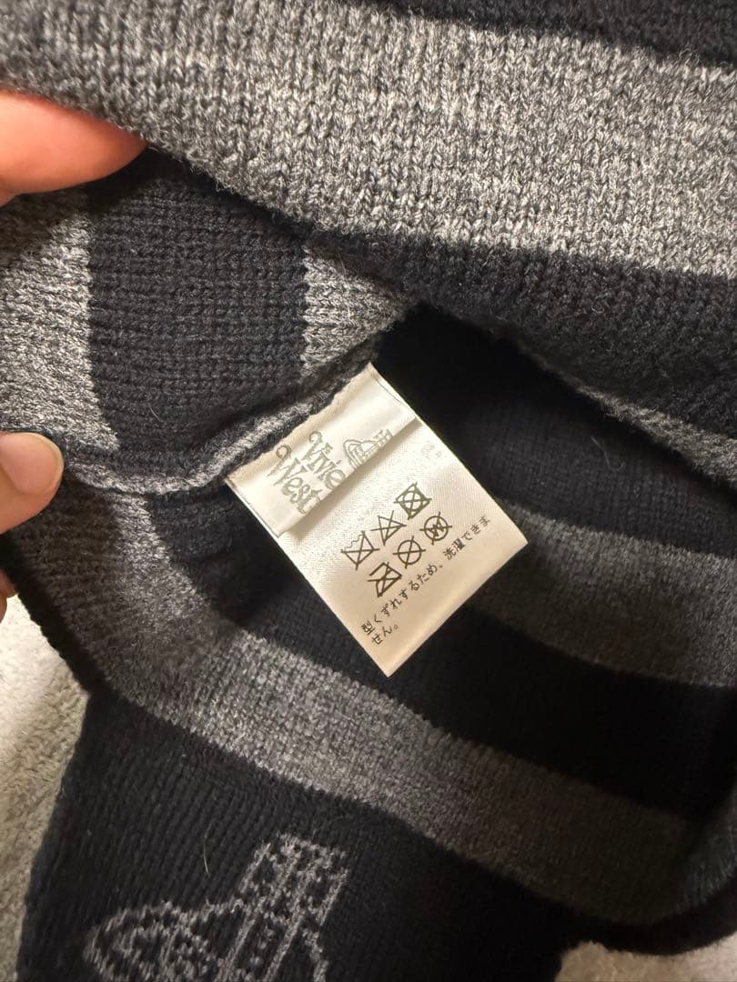 Vivienne Westwood ORBフラップワッチニット帽