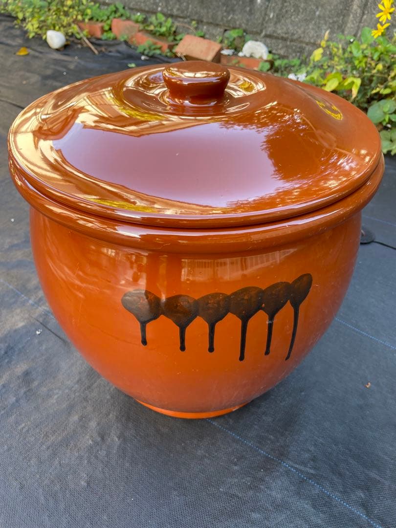 陶器　梅干し壺・漬物壺　１５号（１４５）