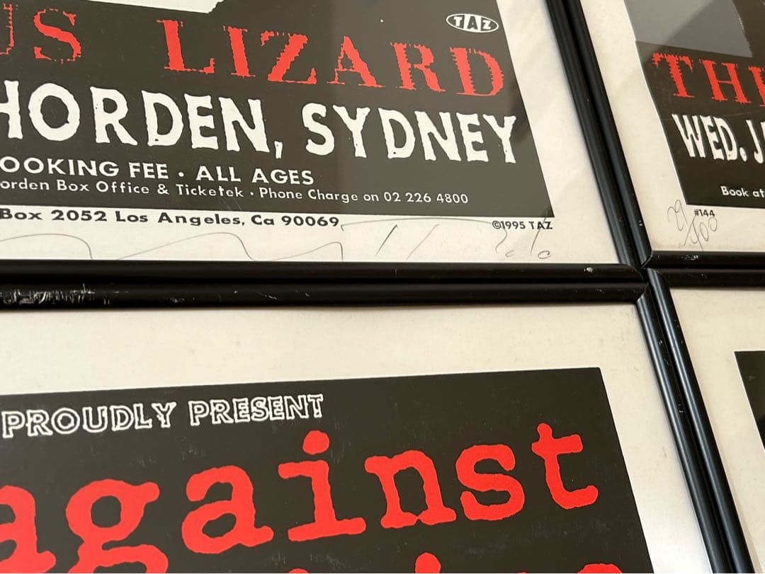 貴重 額付 RageAgainstTheMachine レイジ ポスター TAZ