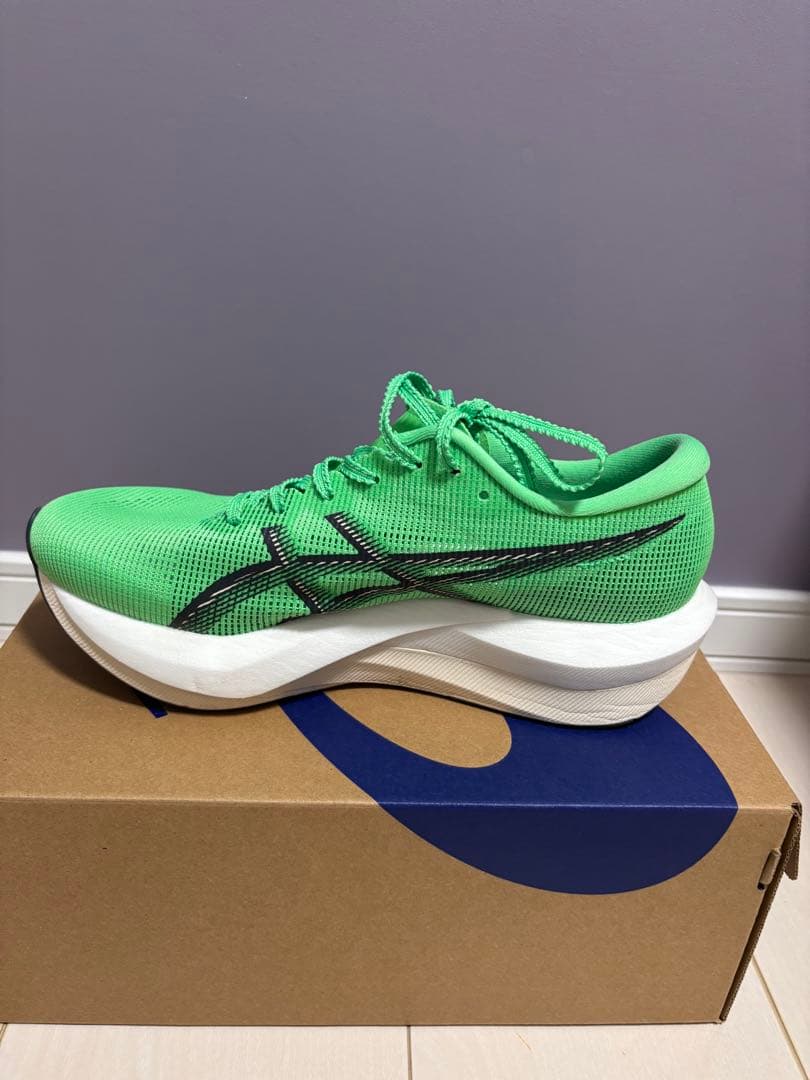 ASICS MAGICSPEED5 25.0cmグリーン スニーカー