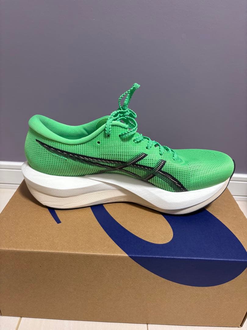ASICS MAGICSPEED5 25.0cmグリーン スニーカー