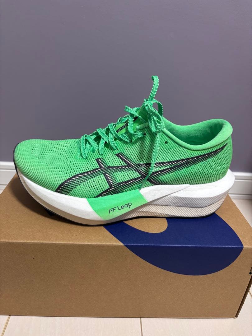 ASICS MAGICSPEED5 25.0cmグリーン スニーカー