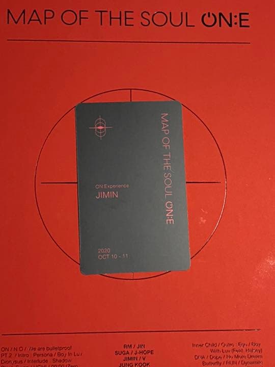 BTS ON:E DVD トレカ ジミン JIMIN