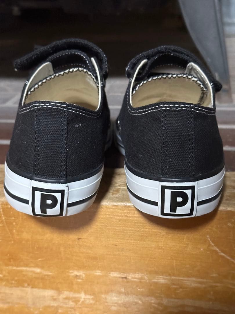 PINK HOUSE ベルクロスニーカー ブラック