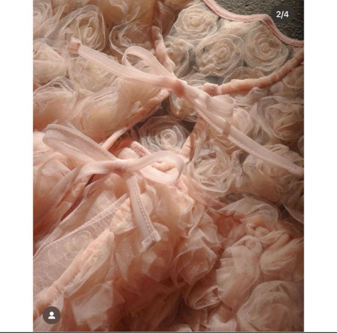 POPPY pinkチュールトップス