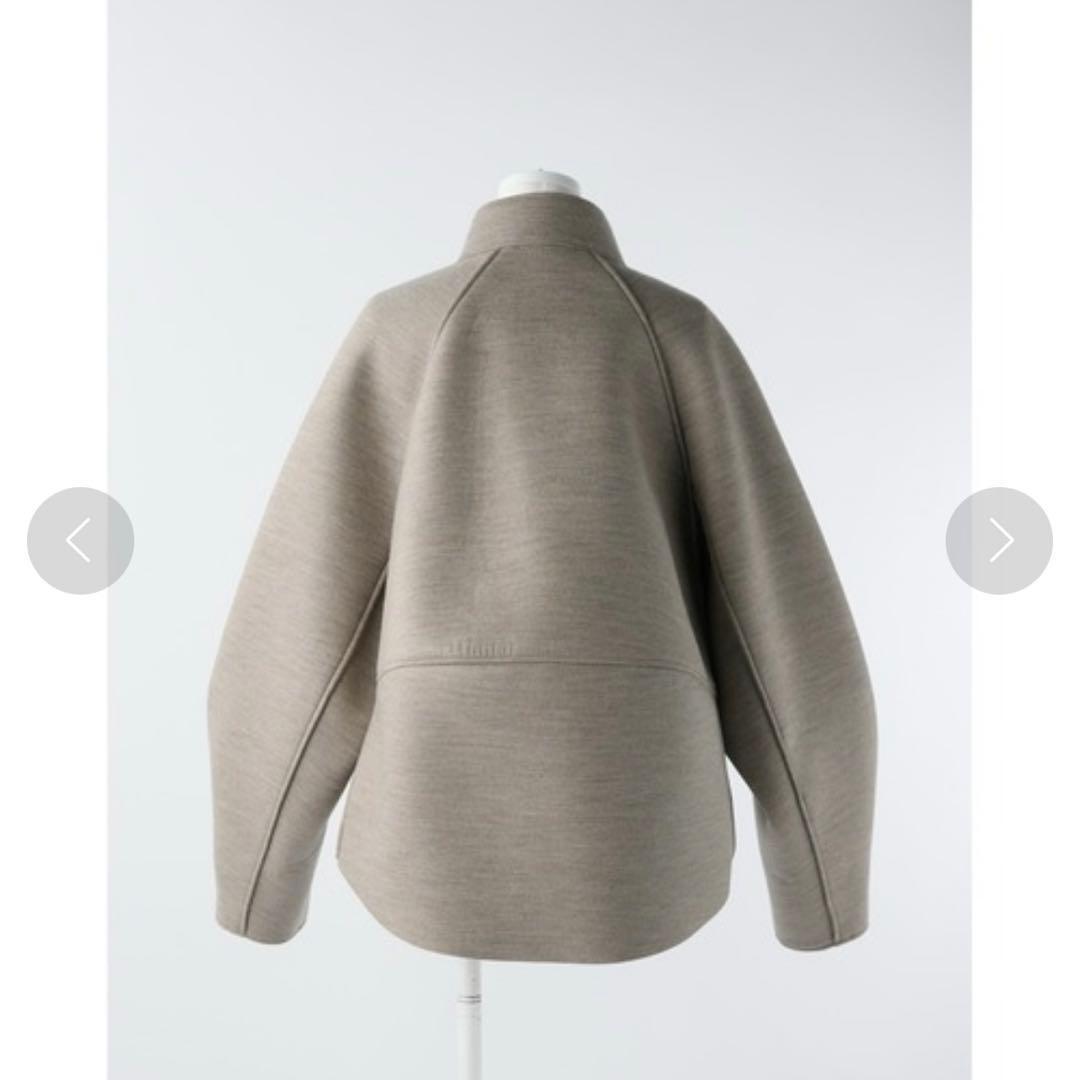 美品✨2022AW エンフォルド　ウールボンディング ショートコート　ベージュ