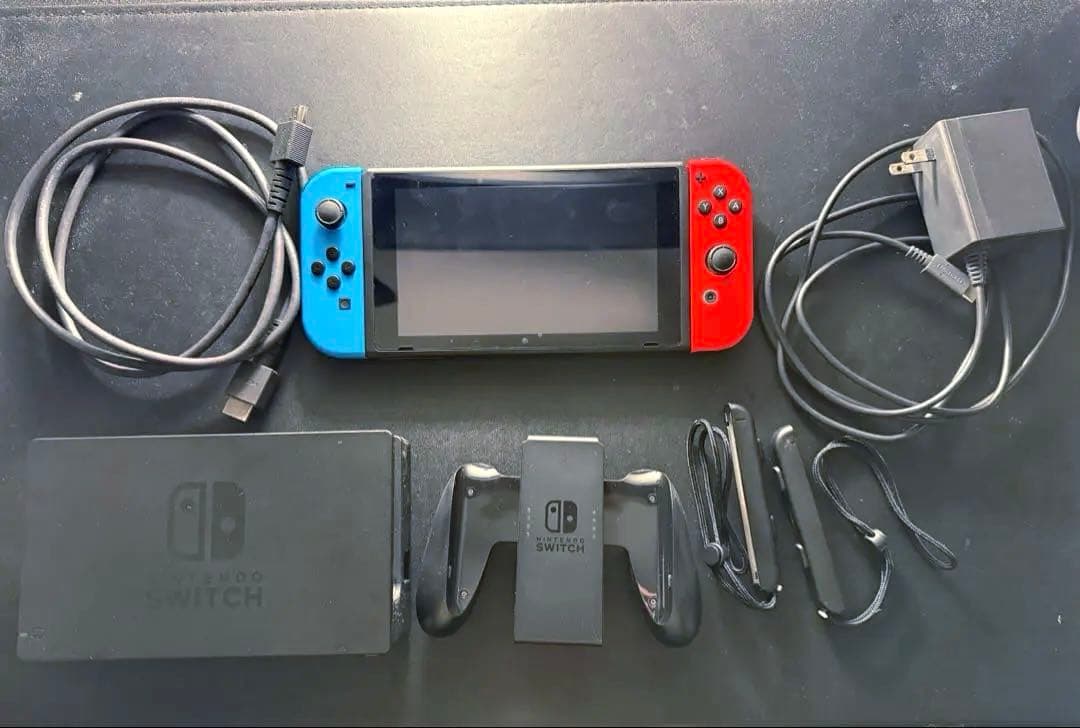 Nintendo Switch 本体 フルセット 青/赤 数回のみ使用