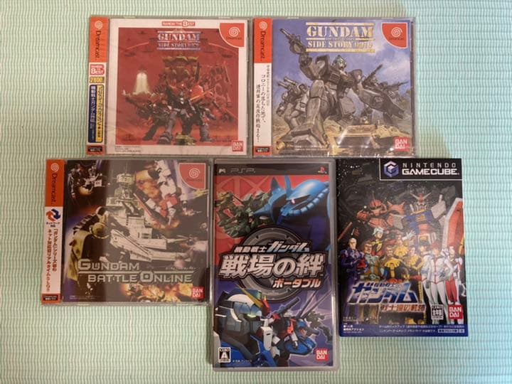 DC ガンダム外伝２本、ガンダムバトルオンライン他