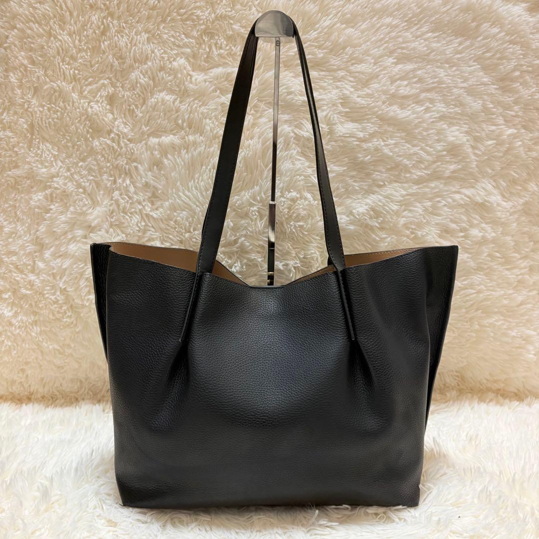 美品 マイケルコース トートバッグ ビジネスバッグ ブラック 黒 通勤 大容量