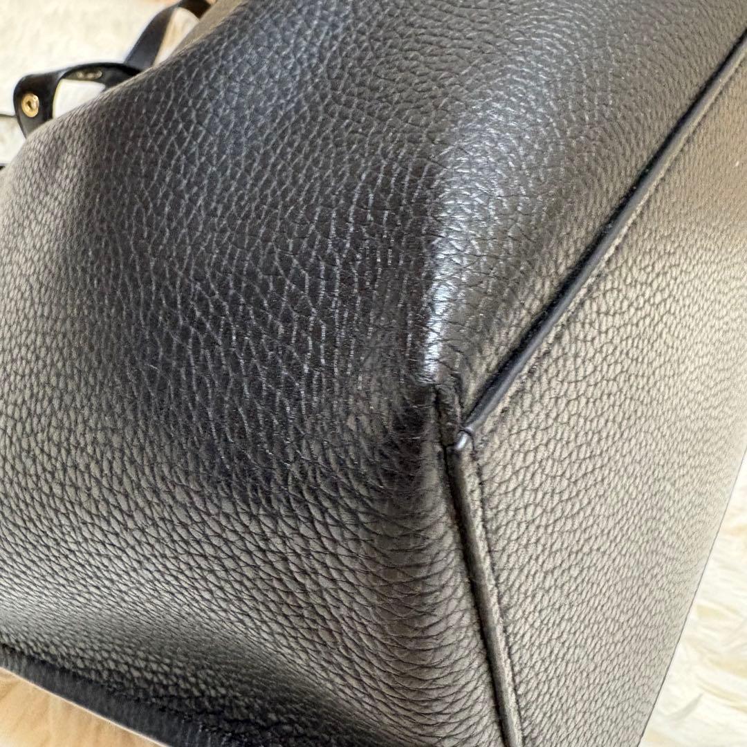 美品 マイケルコース トートバッグ ビジネスバッグ ブラック 黒 通勤 大容量