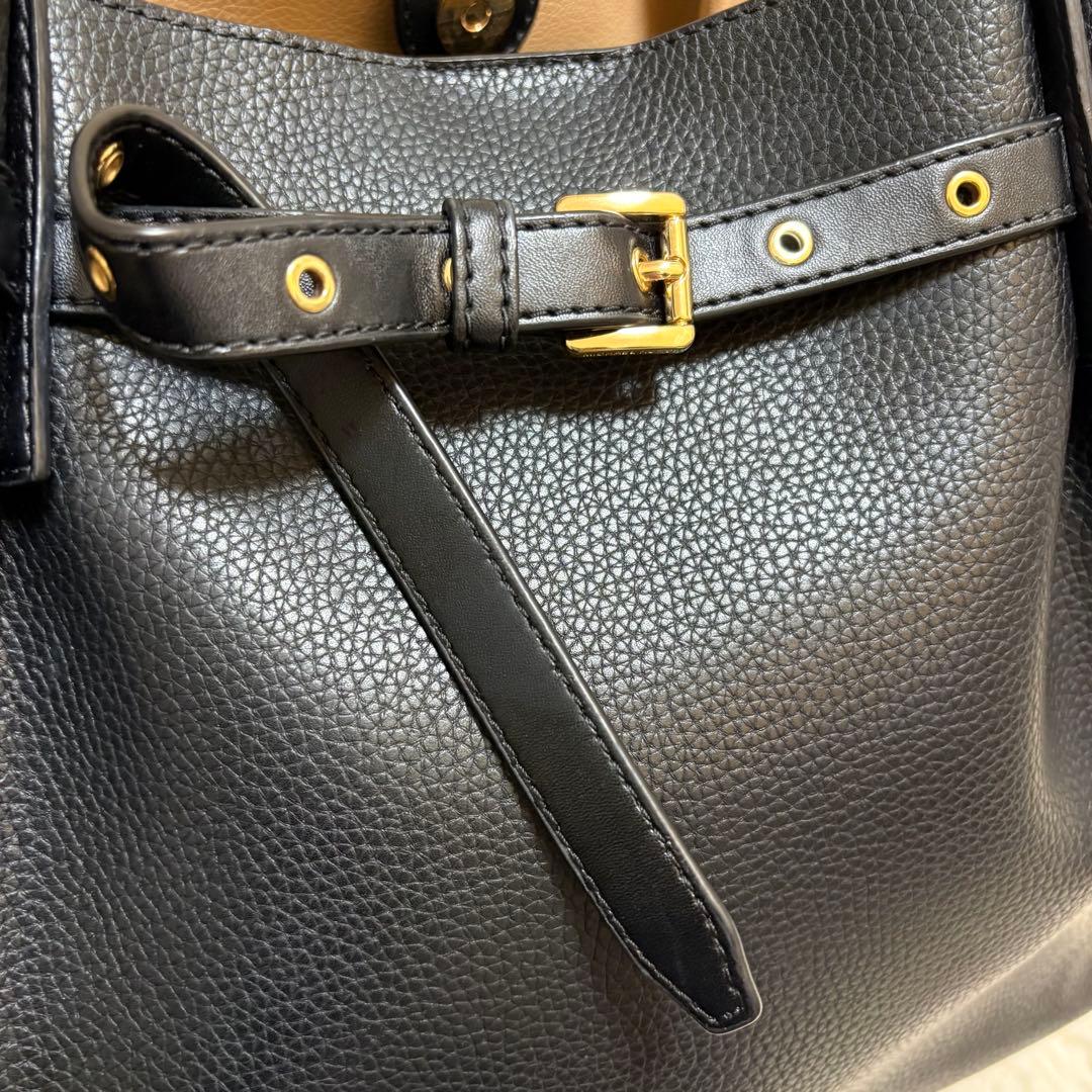 美品 マイケルコース トートバッグ ビジネスバッグ ブラック 黒 通勤 大容量