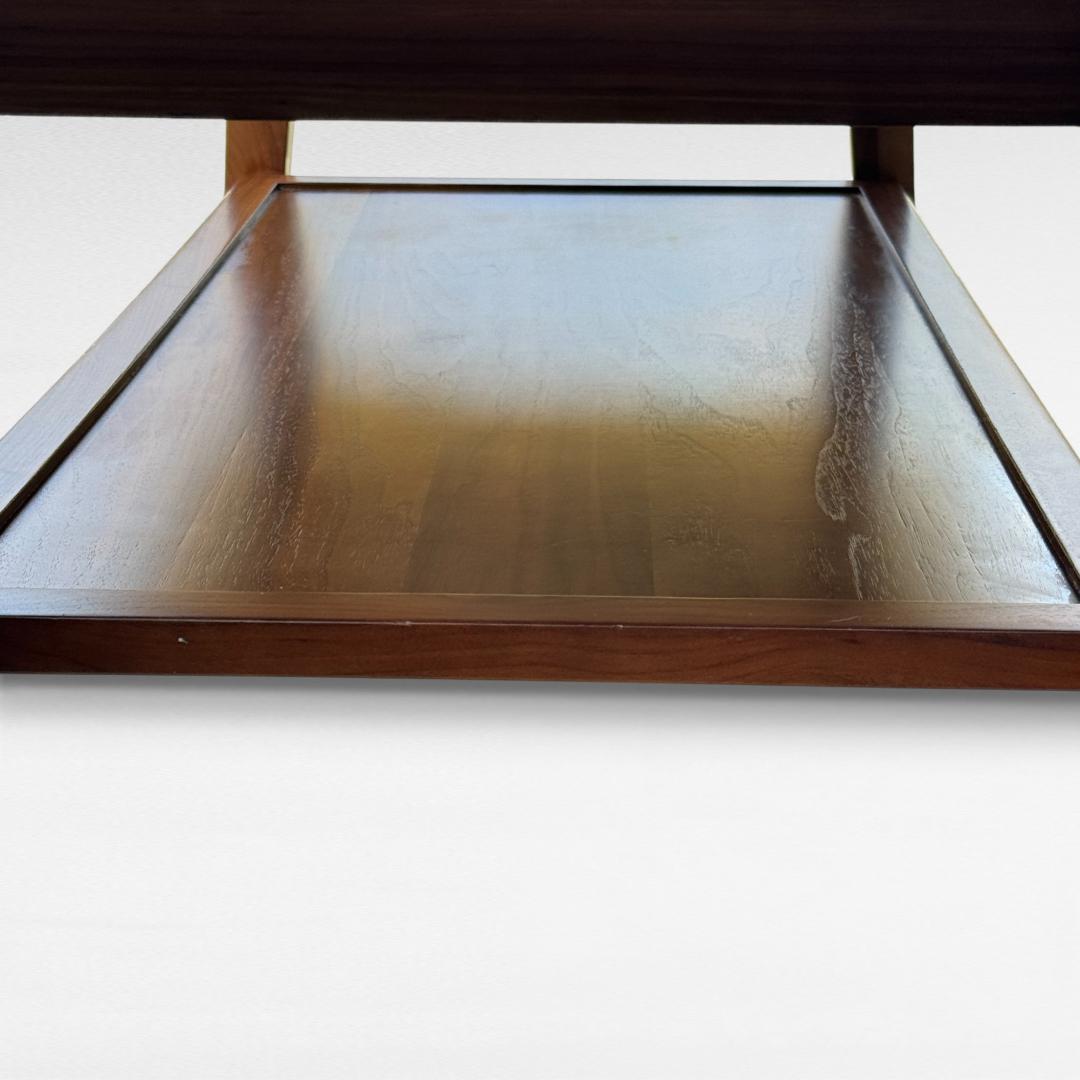 大川家具 無垢材 BRUNO ウォールナット センターテーブル115 引出し付