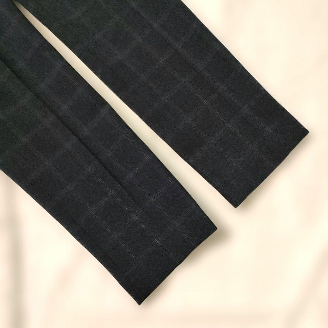 【美品】男の子 フォーマルスーツ 卒業式　170 ネイビーグレーチェック