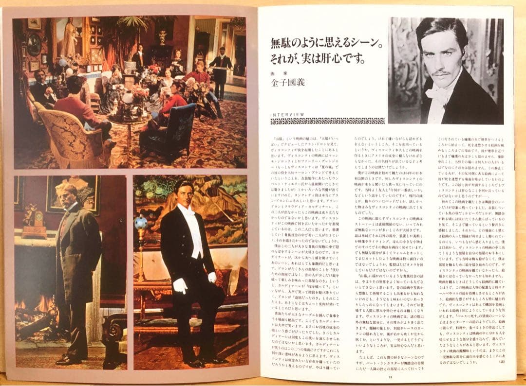 ヴィスコンティ『山猫』('63) セル版DVD(完全復元版BOX)＋パンフレット