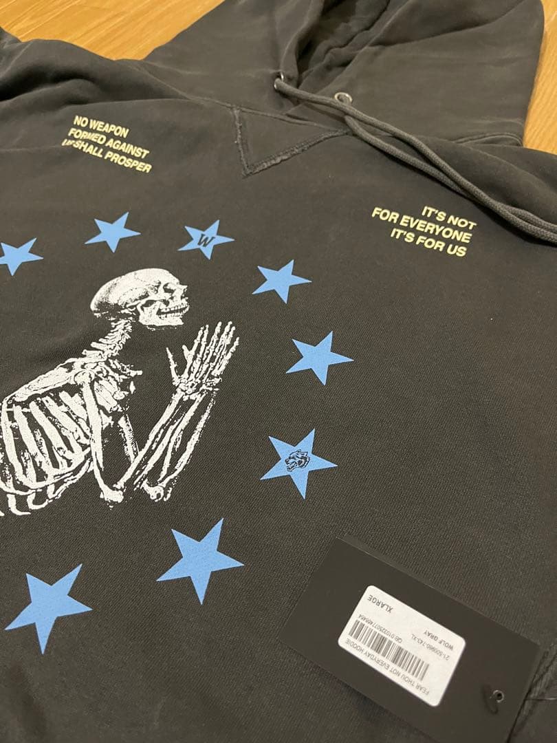 Darc Sport FEAR THOU NOT EVERYDAY パーカ xl