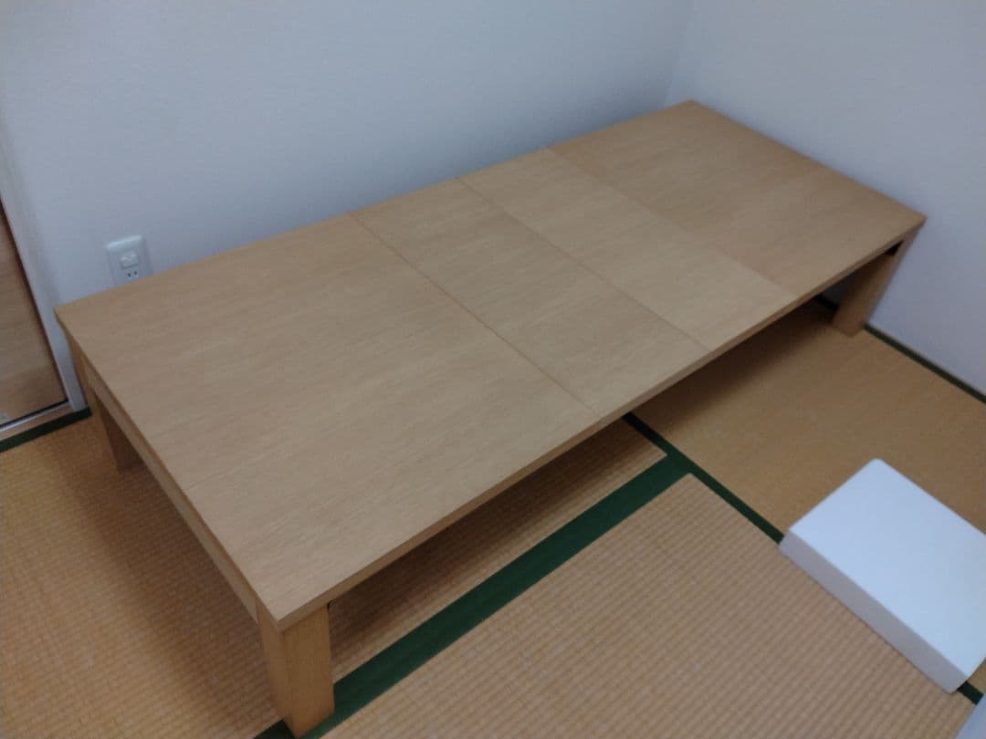 【発送が少し遅くなります】伸縮テーブル（座卓、ローテーブル）