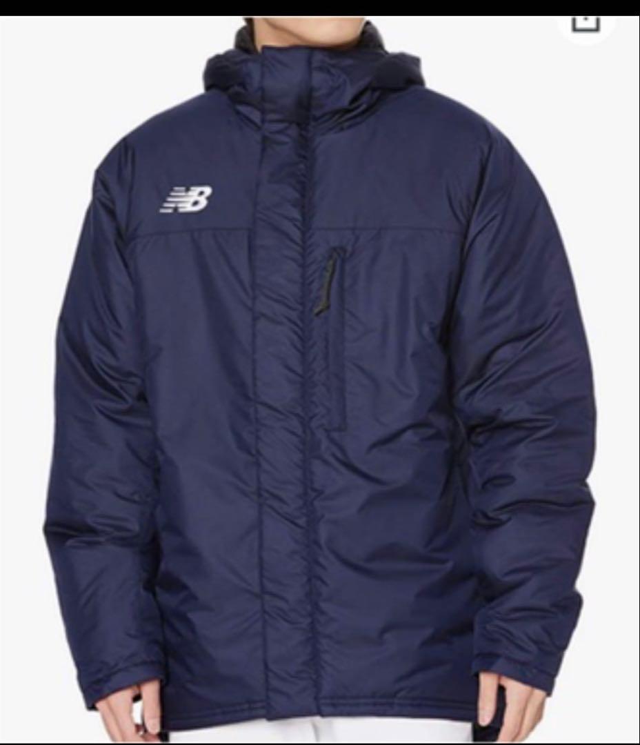 ニューバランス　JMJF1423 紺色　パデットハーフコートXL