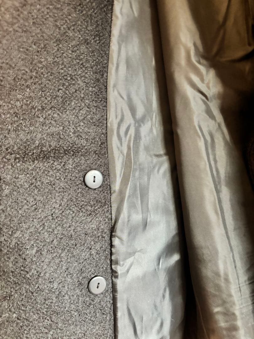 discoat 織るだけで映える シャギーミドルコート 新品未使用