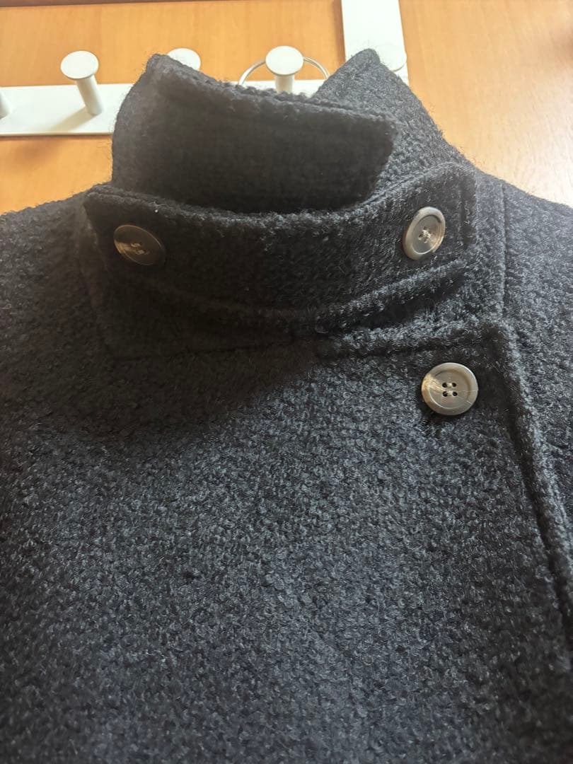 discoat 織るだけで映える シャギーミドルコート 新品未使用