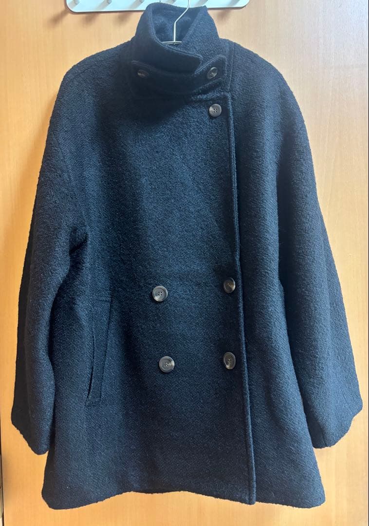 discoat 織るだけで映える シャギーミドルコート 新品未使用