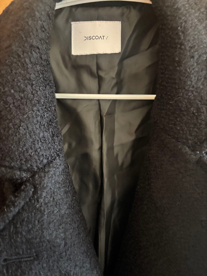 discoat 織るだけで映える シャギーミドルコート 新品未使用