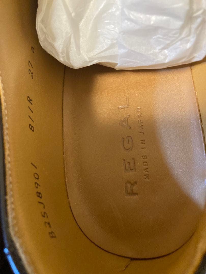 811R REGAL リーガル ストレートチップ 27 cm ダークブラウン