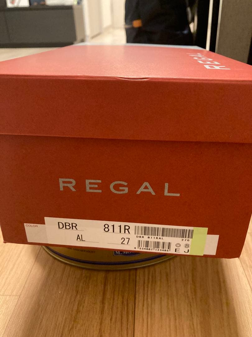 811R REGAL リーガル ストレートチップ 27 cm ダークブラウン