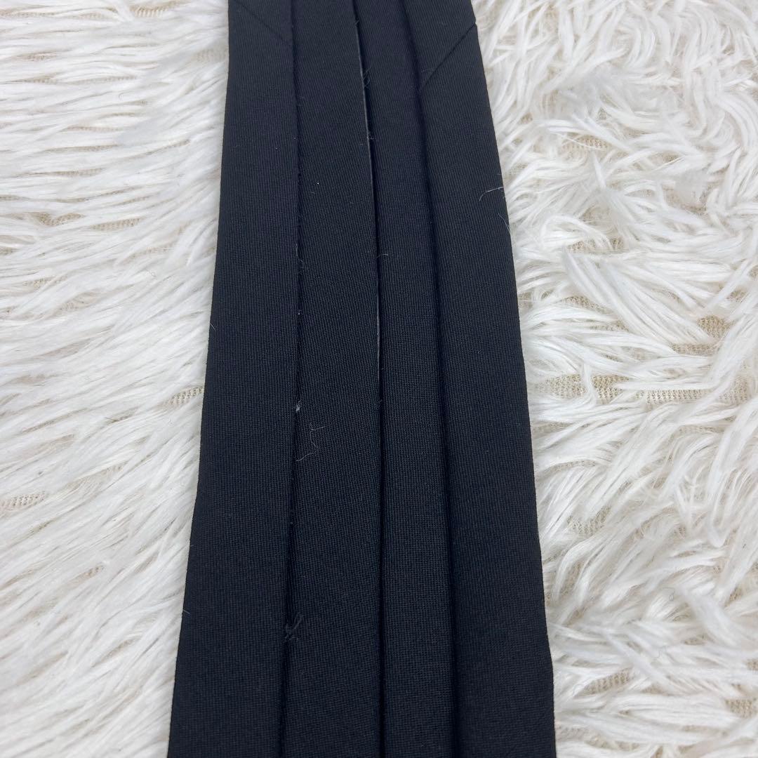 【未使用に近い】Yohji Yamamoto ネクタイ 禁煙宣言 20AW 黒