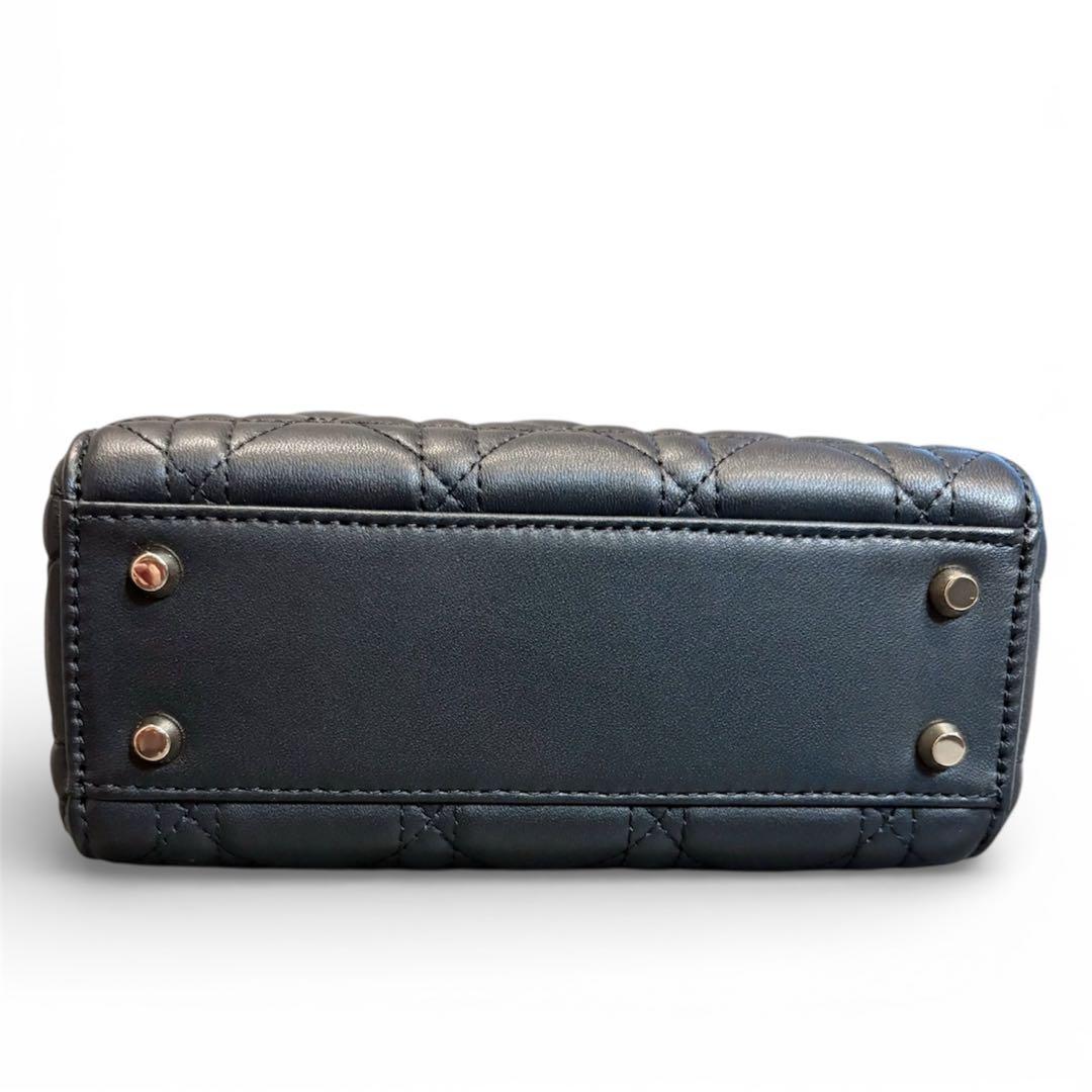 新品未使用＊DIOR レディディオール ミニ あんしん鑑定バッジ＆鑑定書付き