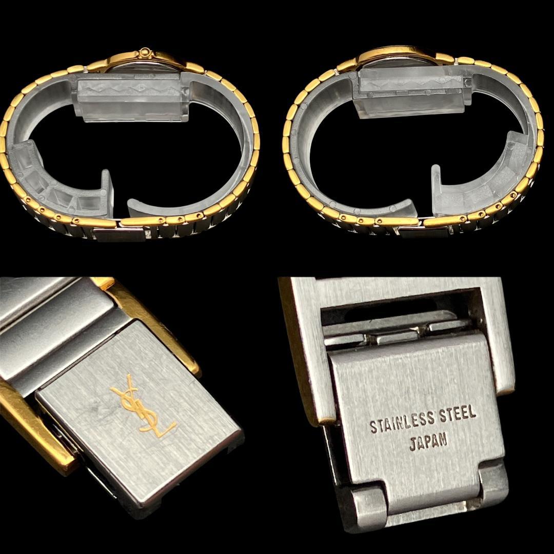 【新品電池/稼働】イヴサンローラン YSL 腕時計 レディース クォーツ コンビ
